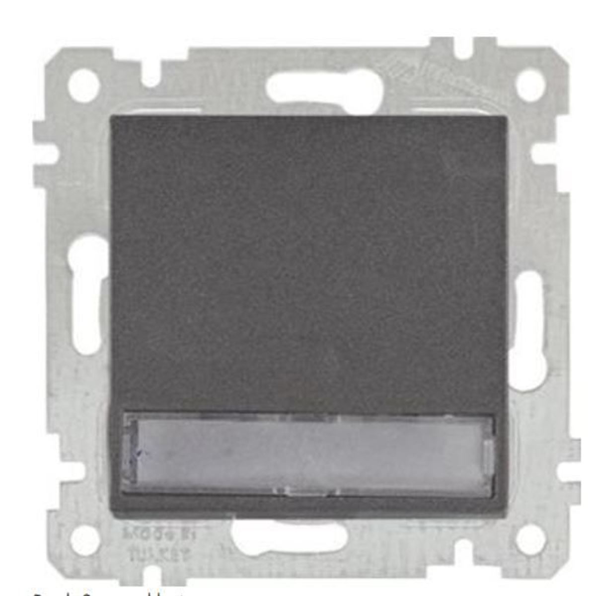 RİTA MEK TUŞ IŞIKLI ETİK. ANAHTAR (220V)(VİDALI) F 1